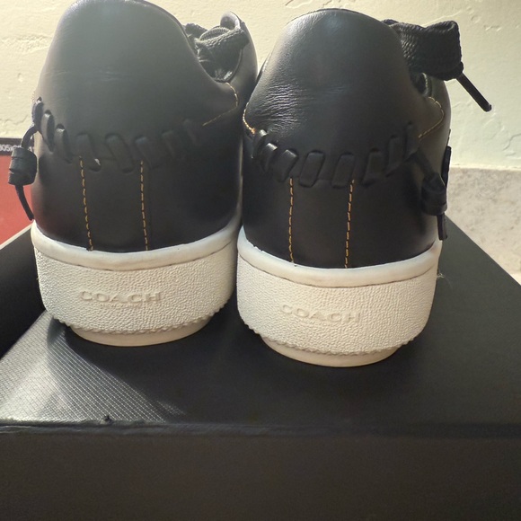 Coach Black Tea Rose Sneakers - Picture 6 of 10